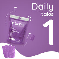 Purna Gummies Sweet Dreamzzz Wild Berry Gummies 30 Gummies