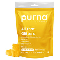 Purna Gummies All The Glitters Multivitamin Mango Flavor 30 Gummies