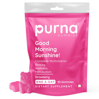 Purna Gummies Good Morning Sunshine Multivitamin Strawberry 30 Gummies