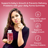 Purna Gummies Cranberry Gummies for Women 30 Gummies