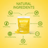 Purna Vitamin C Lemon Flavor 30 Gummies for Skin and Immunity Booster with Vitamin C D3 Zinc Supplement