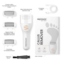 Protouch Bliss Electric Callus Remover For Feet | Rechargeable Pedicure Tool For Dead Skin, Cracked Heels & Hard Skin Removal |Professional Spa Results At Home | 1-Year Doorstep Warranty