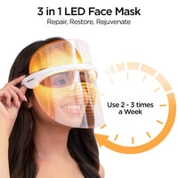 Protouch Glow Getter Combo 3 In 1 Led Face Mask & Power Glow Face Drops