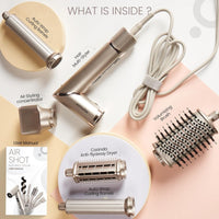 Protouch Airshot All In 1 Hair Multi Styler For Curl Smooth Dry Blow & Volume