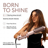 Protouch Born To Shine 2 In 1 Styling Blow Brush