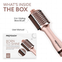 Protouch Born To Shine 2 In 1 Styling Blow Brush