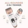 Protouch All-in-1 Women's Trimmer & Epilator for Face, Body, and Bikini Pack of 1