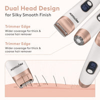 Protouch All-in-1 Women's Trimmer & Epilator for Face, Body, and Bikini Pack of 1