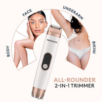 Protouch All-in-1 Women's Trimmer & Epilator for Face, Body, and Bikini Pack of 1