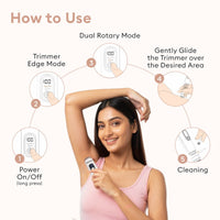 Protouch All-in-1 Women's Trimmer & Epilator for Face, Body, and Bikini Pack of 1