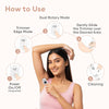 Protouch All-in-1 Women's Trimmer & Epilator for Face, Body, and Bikini Pack of 1