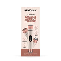 Protouch All-in-1 Women's Trimmer & Epilator for Face, Body, and Bikini Pack of 1