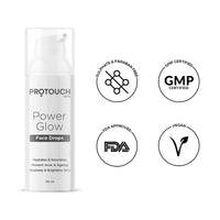 Protouch LED Face Mask with Power Drops for Anti-Acne & Glowing Skin Pack of 2