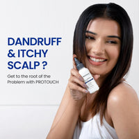 Protouch LED Hair Therapy Comb with Anti-Dandruff Drops for Hair Fall Pack of 2
