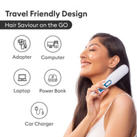 Protouch LED Hair Therapy Comb with Anti-Dandruff Drops for Hair Fall Pack of 2