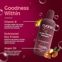 Rivona Naturals Keratin Shampoo with Biotin & Caffeine 250ml