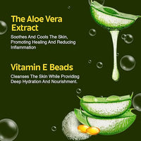 Rivona Naturals Aloe Vera Shower Gel With Hydrating Vitamin E Beads 250ml