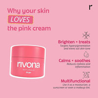 Rivona Naturals Warm Pink Brightening Cream Tinted Moisturizer 50gm