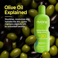 Rivona Naturals Matcha Aloe Gel Body Lotion with SPF 30 250ml