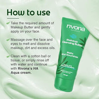 Rivona Naturals Makeup Cleansing Butter Removes Waterproof Makeup 100gm