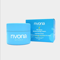 Rivona Naturals HA Aqua Moisturizing Cream with 2% Hyaluronic Acid for Dry Skin 50gm