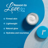 Rivona Naturals HA Aqua Moisturizing Cream with 2% Hyaluronic Acid for Dry Skin 50gm