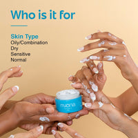 Rivona Naturals HA Aqua Moisturizing Cream with 2% Hyaluronic Acid for Dry Skin 50gm