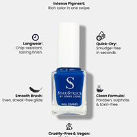 StarStruck Royal Blue Nail Polish 9.9ml