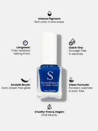 StarStruck Royal Blue Nail Polish 9.9ml