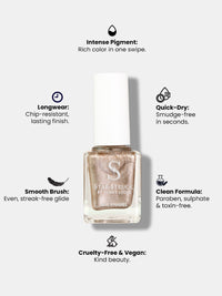 StarStruck Gold Shimmer Nail Polish 9.9ml