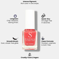 StarStruck Pink Charm Nail Polish 9.9ml