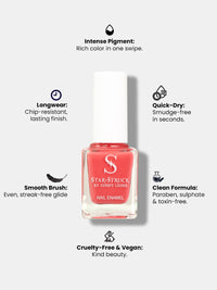 StarStruck Pink Charm Nail Polish 9.9ml