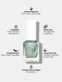 StarStruck Sage Sparkle Nail Polish 9.9ml