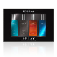 Ustraa Cologne Miniature Gift Pack - 20ml Each: Tattoo, Basecamp, Scuba, Ammunition 80 ml