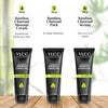 VLCC Activated Bamboo Charcoal Facial Kit With Free Rose Water Toner 400 gm