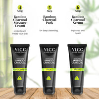 VLCC Activated Bamboo Charcoal Facial Kit With Free Rose Water Toner 400 gm