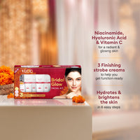 VLCC Bridal Glow Facial Kit For De-Tans, Rejuvenates And Brightens Skin 50 gm