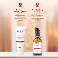 VLCC Bridal Glow Facial Kit For De-Tans, Rejuvenates And Brightens Skin 50 gm