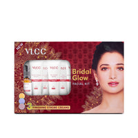 VLCC Bridal Glow Facial Kit With Hyaluronic Acid, Niacinamide And Vitamin C 147 gm