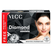 VLCC Diamond Facial Kit With Free Rose Water Toner For Skin Purifying Facial 400 gm