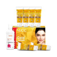 VLCC Gold Facial Kit With Free Rose Water Toner 400 gm