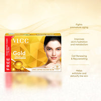 VLCC Gold Facial Kit With Free Rose Water Toner 400 gm