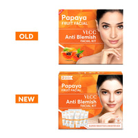 VLCC Papaya Fruit Facial Kit With Papaya, Cucumber, Peach & Orange Peel Extracts 60 gm