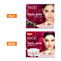 VLCC Party Glow Facial Kit Intense Glow For Clear, Bright Skin 60 gm