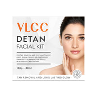 VLCC De-tan Facial Kit - For Tan Removal & Skin Lightening Kit