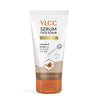 VLCC Bright Glow Scrub with Vitamin C Serum - Walnut & Oat Milk 150 gm