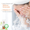 VLCC Bright Glow Scrub with Vitamin C Serum - Walnut & Oat Milk 150 gm