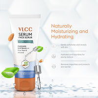 VLCC Hydra Nourish Scrub with Hyaluronic Acid Serum  - Aloe Vera & Almond
