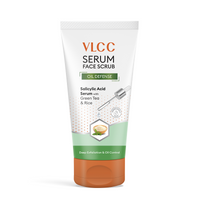 VLCC Oil Defense Scrub with Salicylic Acid Serum - Green Tea & Rice 150 gm