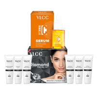 VLCC Diamond Facial Kit  with Free Vitamin C Serum